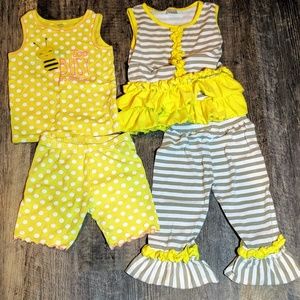 Girls 4/5 Spring Jammies, 3 sets